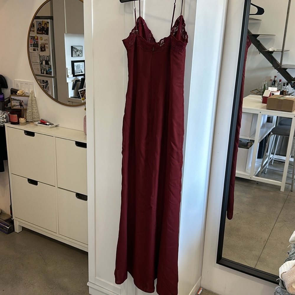 Reformation Anett Dress in Deep Brown - Picture 8 of 9